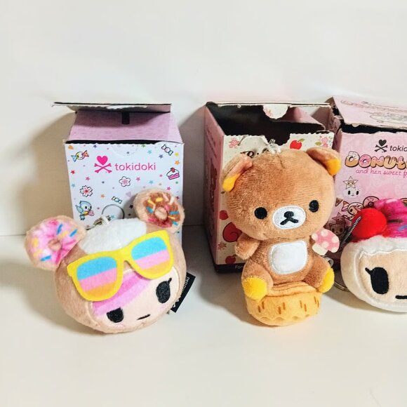 Tokidoki and Rillakkuma blind Box Plush Keychain Charm Bundle - Picture 2 of 6